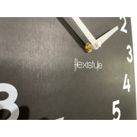 Závesné hodiny z dubového dreva Lamele 155cm FlexiStyle z235-11a